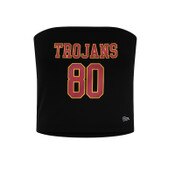 USC Trojans Women's Hype and Vice Black #80 Trojans Jersey Tube Top